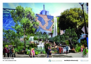 Federation Square - Federation Falls