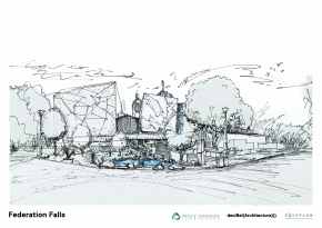 Federation Square - Federation Falls