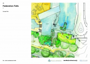 Federation Square - Federation Falls